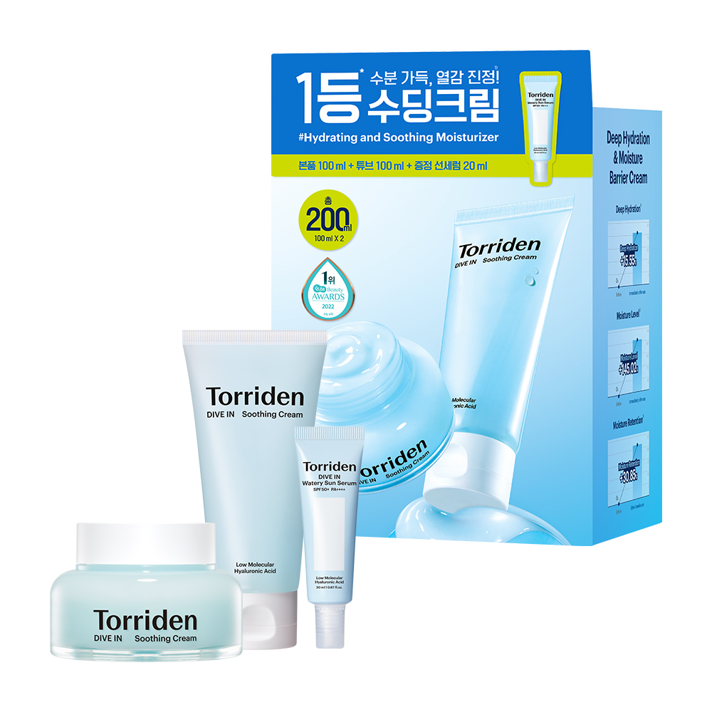 Torriden Dive-in Soothing Cream 100ml Double Pack