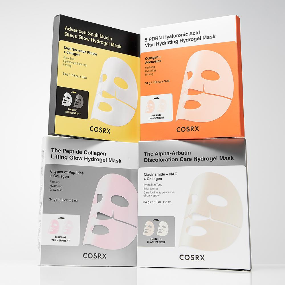 [4 TYPES] COSRX Hydrogel Mask Sheet 3ea