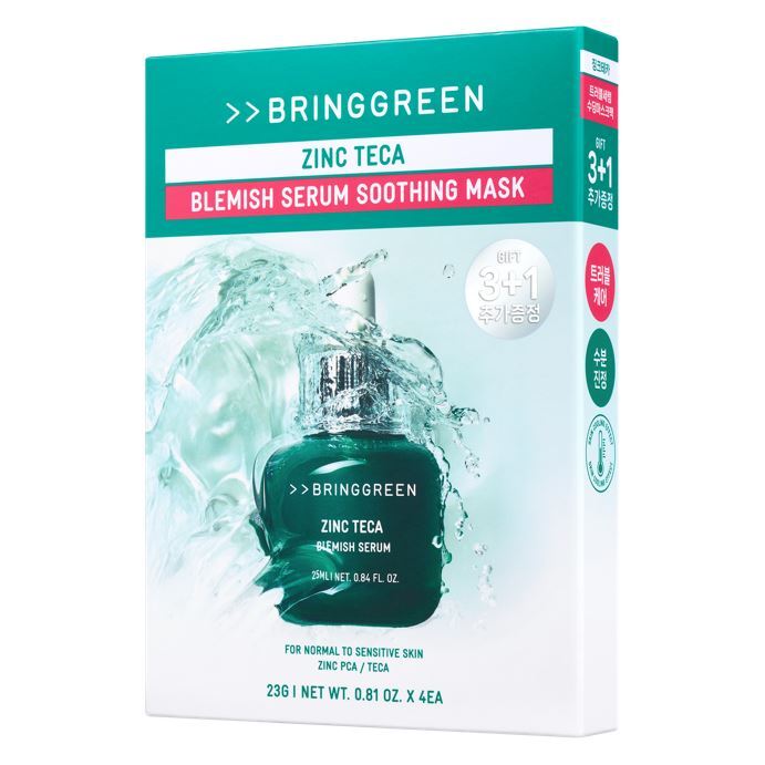 BRINGGREEN Zinc Teca Trouble Serum 50mL+25mL Refill (+Spot Gel 10ml)