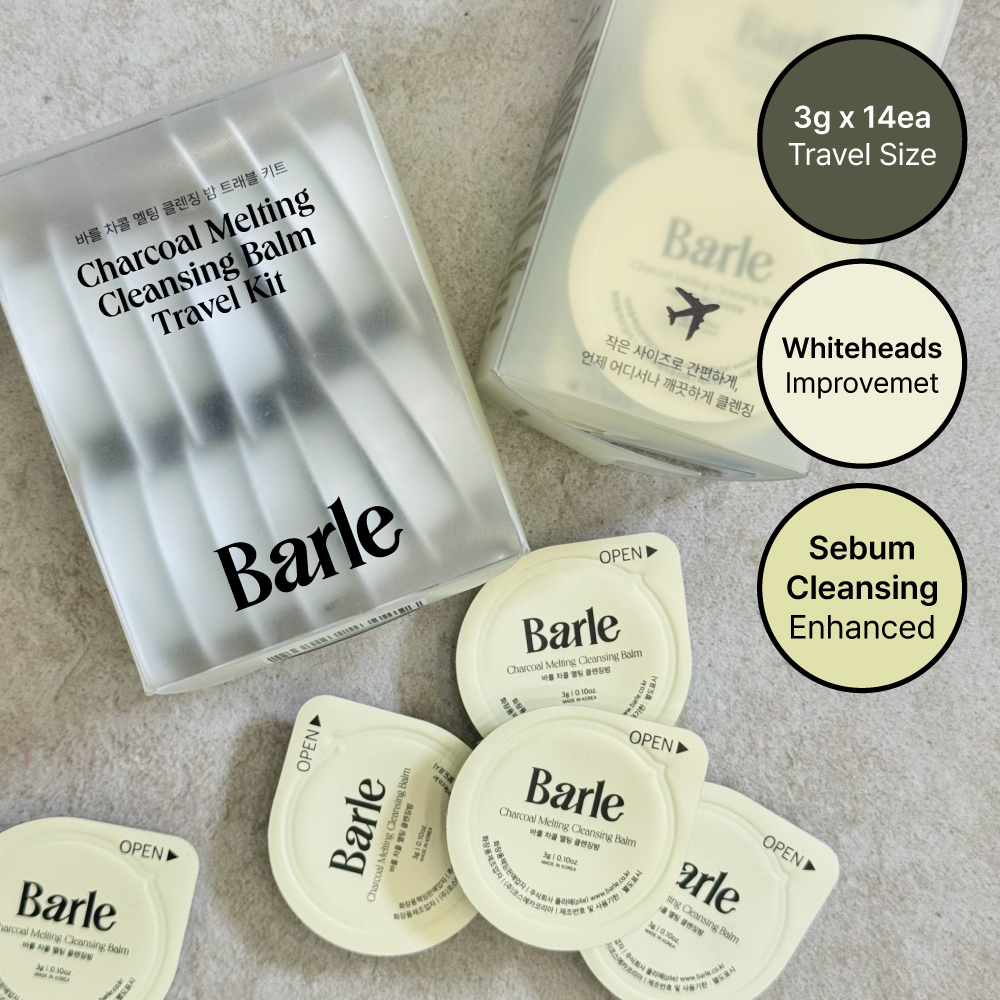 Barle Charcoal Melting Cleansing Balm Travel Kit 3g*14ea