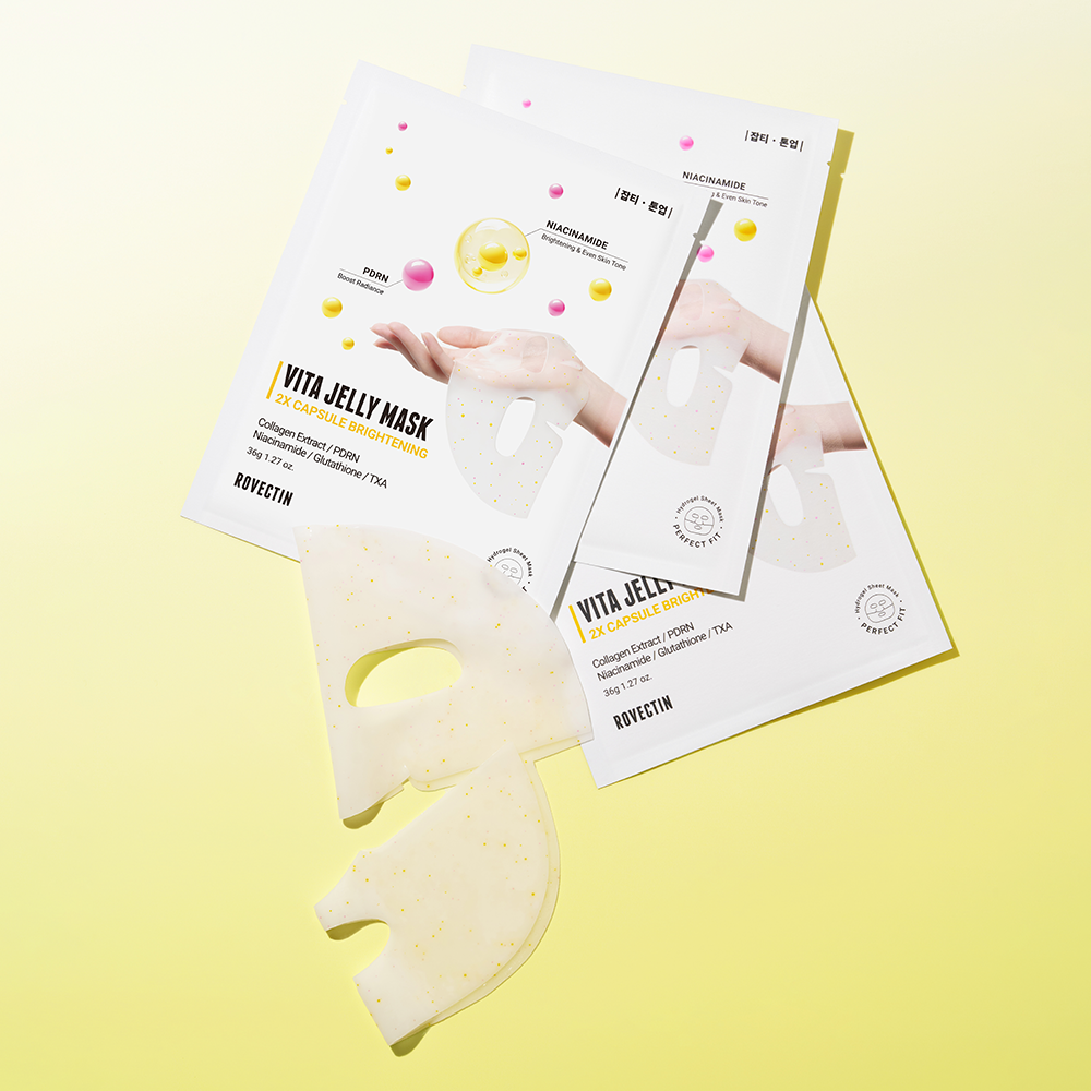 ROVECTIN Vita Jelly Mask 2X Capsule Brightening 3ea