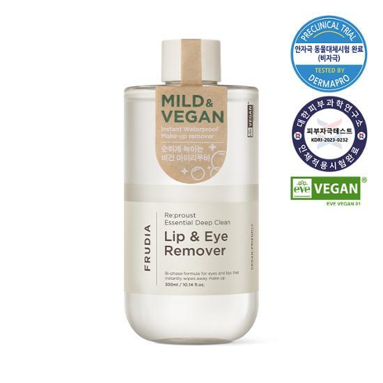 FRUDIA Re:proust Essential Deep Clean Lip & Eye Remover 300mL