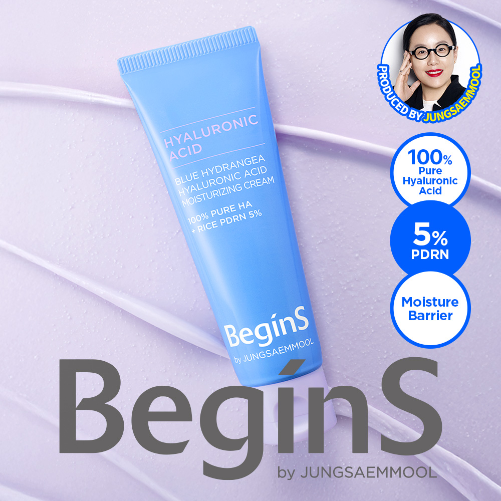 BEGINS By JUNGSAEMMOOL Blue Hydrangea Hyaluronic Acid Moisturizing Serum 30ml Set (+10ml) (2)