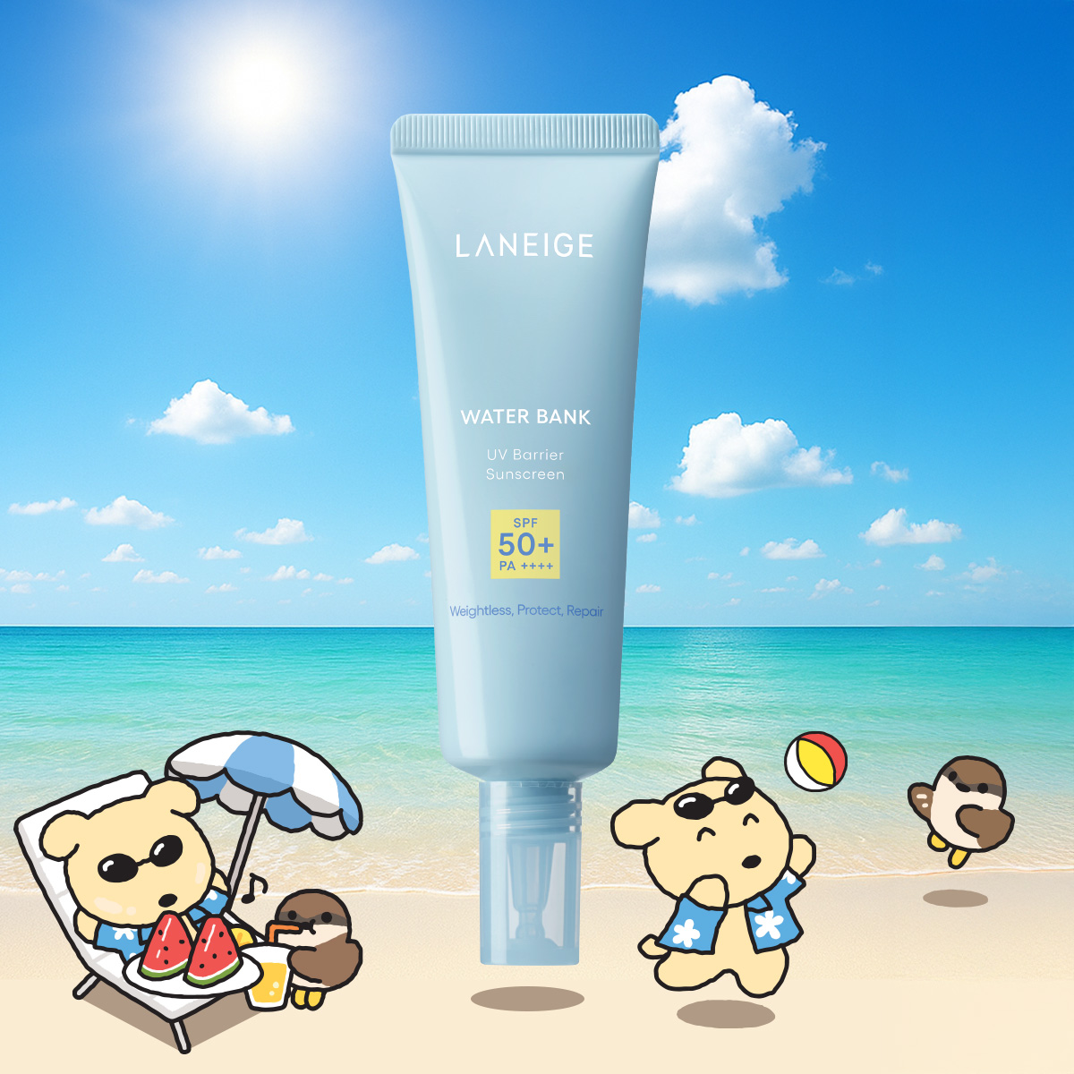 Laneige Water Bank UV Barrier Sunscreen - SPF50 50ml (2)
