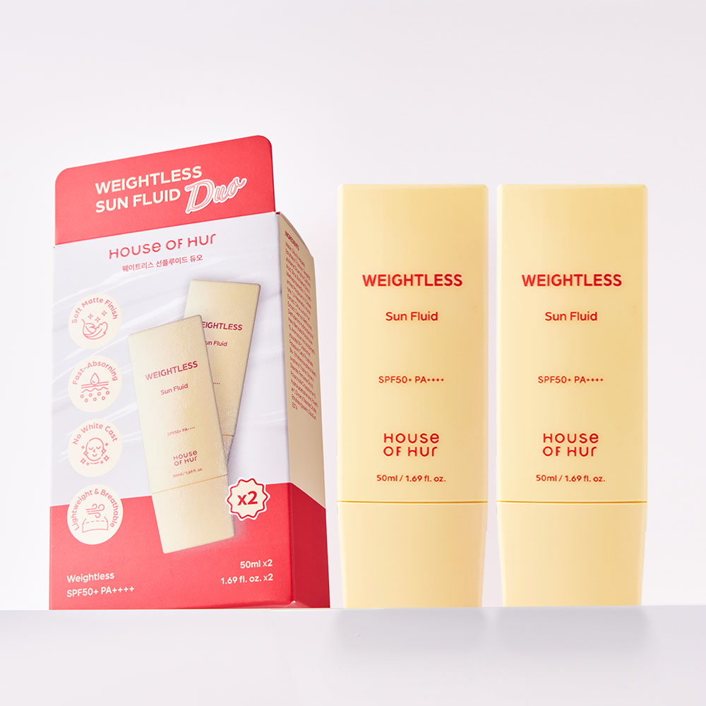 House of Hur Weightless Sun Fluid 50ml Duo Set (2)