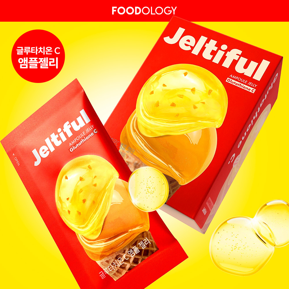 FOODOLOGY Jeltiful Hyaluronic Acid Ampoule Jelly 7 Sticks (7-day supply)