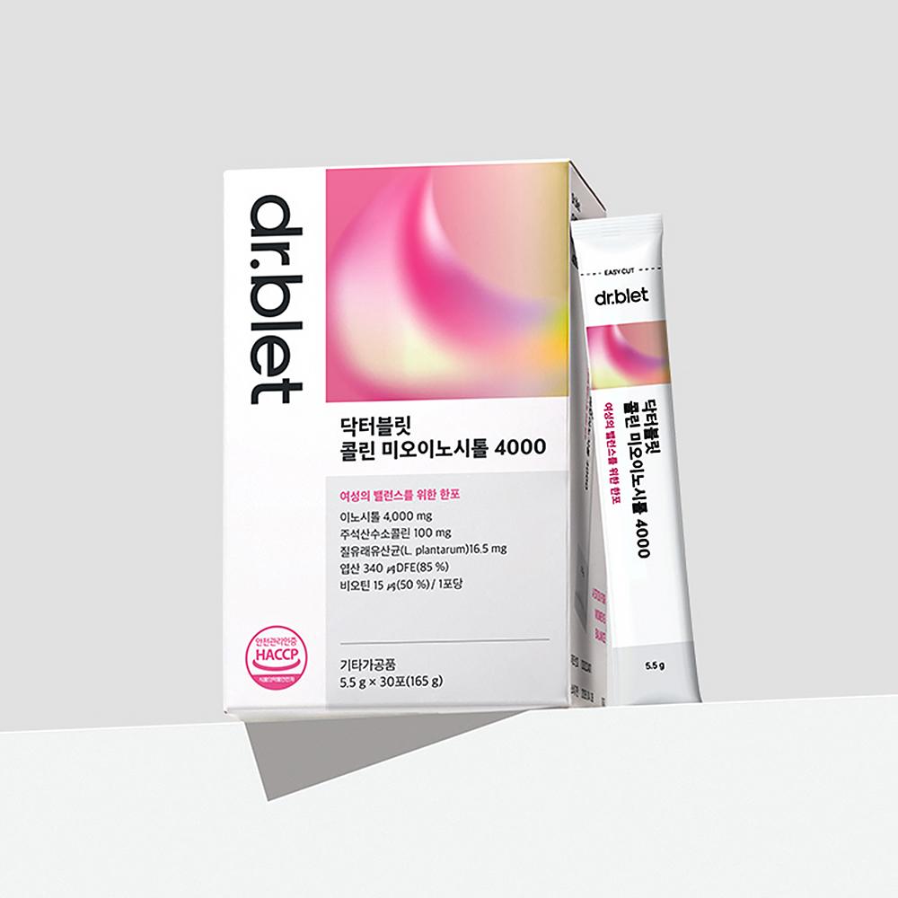 dr.blet Choline Myoinositol 4000 30 Sticks (1-month supply)