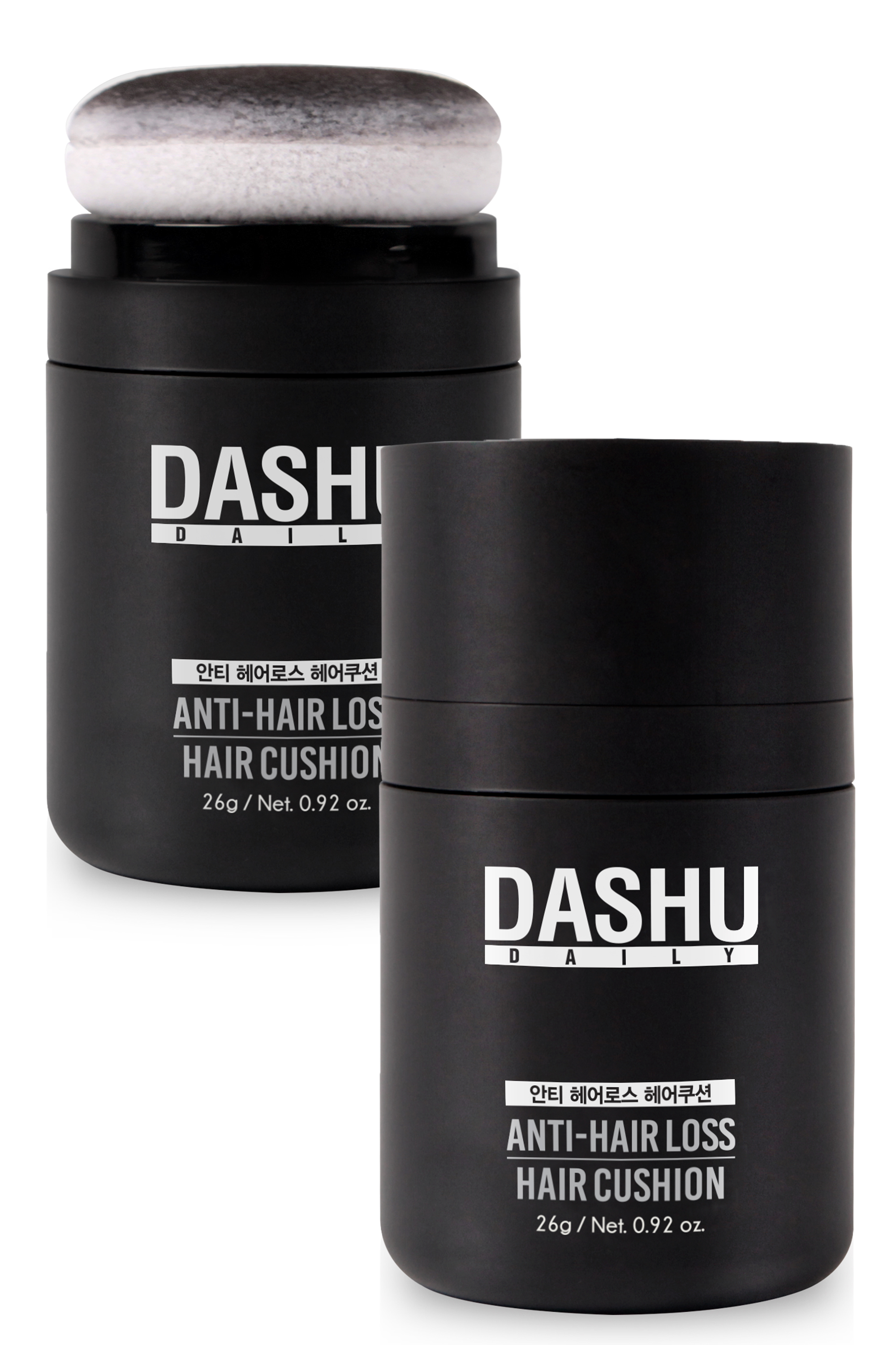 DASHU Daily Easy Cover Hair Cushion (Natural Black) 16g