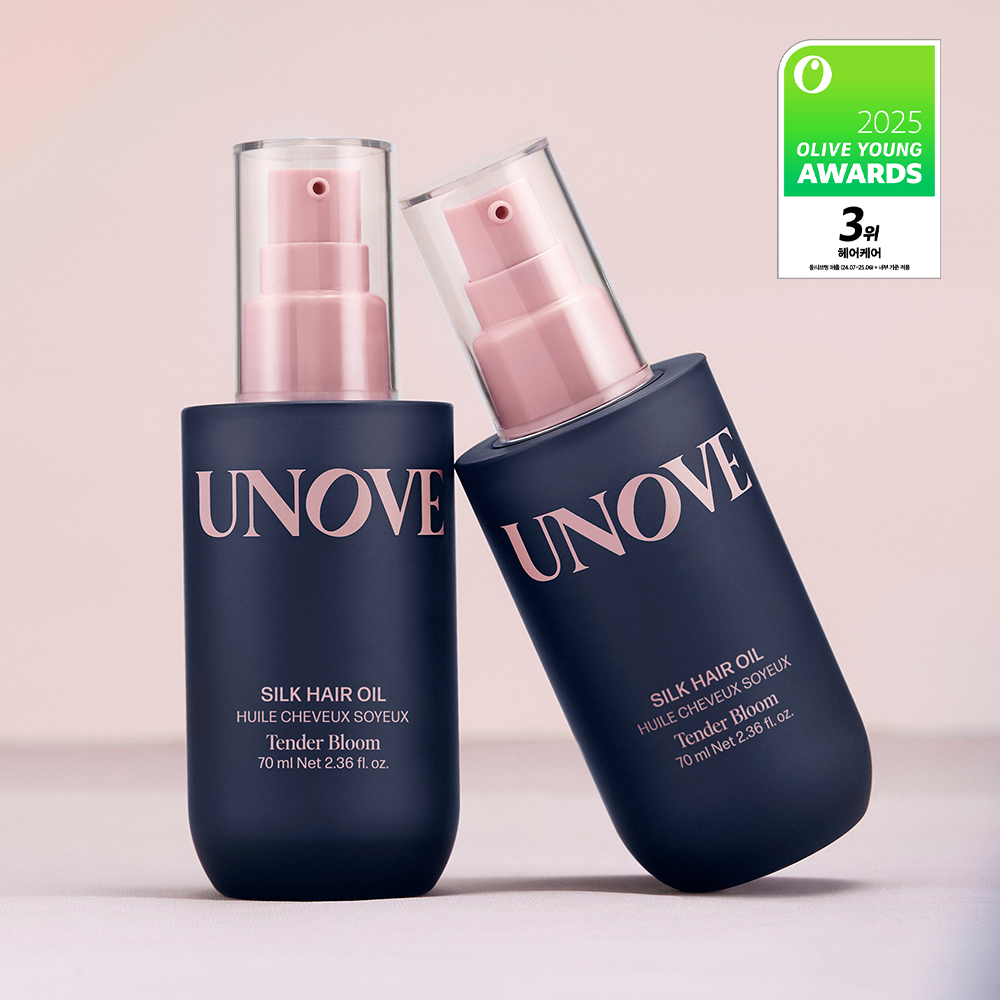 UNOVE Silk Oil Essence 70ml Double Pack (2 Options)