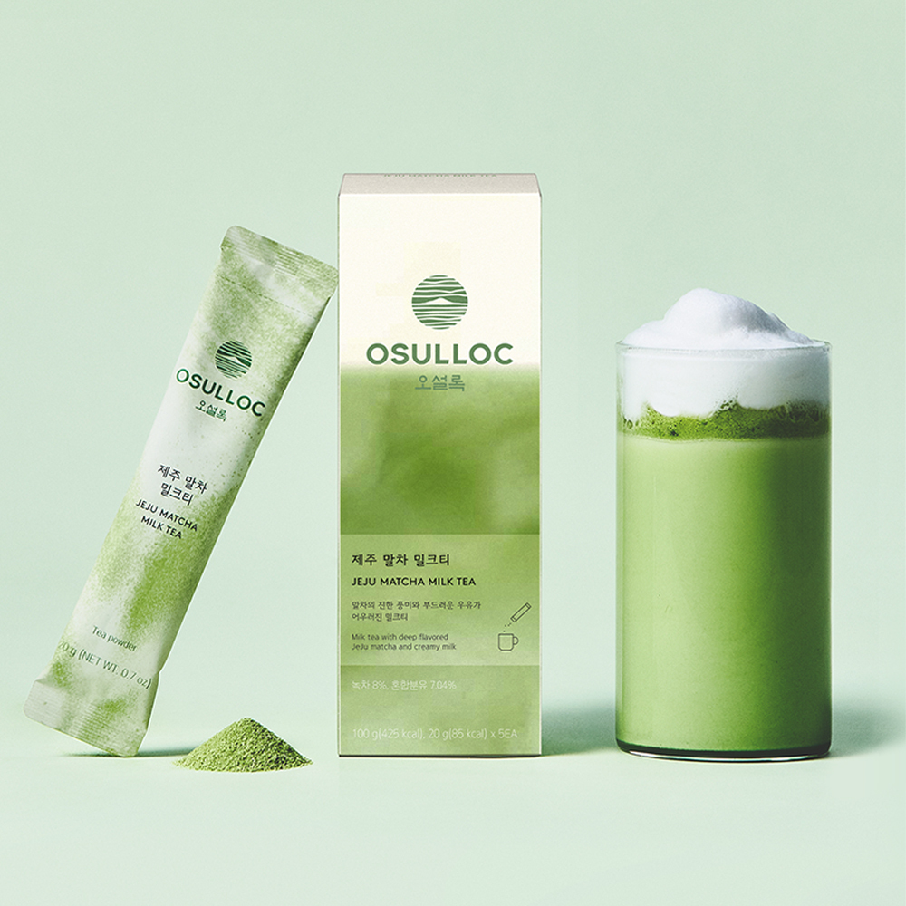 OSULLOC Jeju Hojicha Milk Tea 10ea