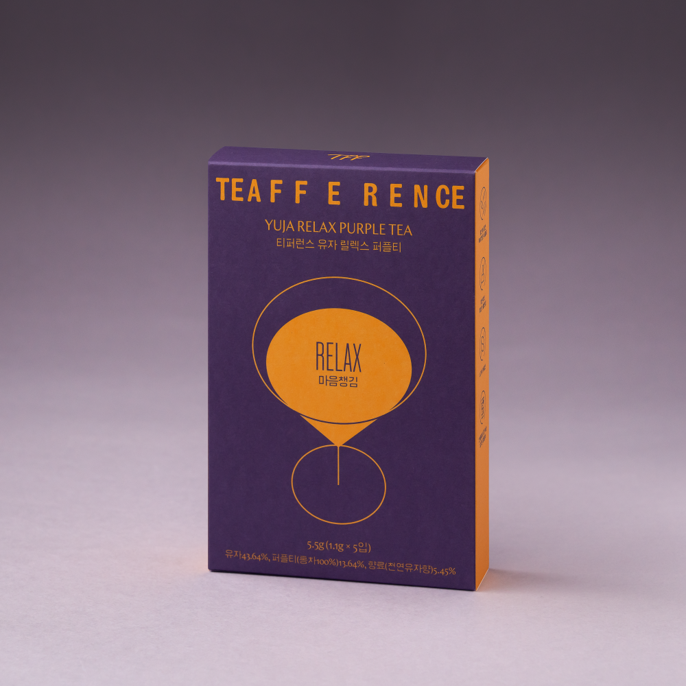 TEAFFERENCE Purple Tea #Yuja Relax 1.5g 15ea