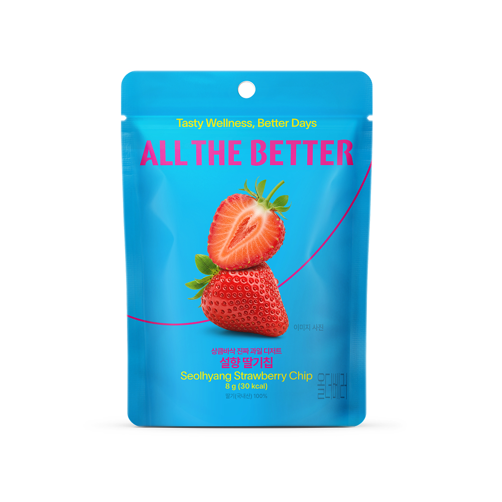 ALL THE BETTER Chocolate Strawberry Chips 40g (6)
