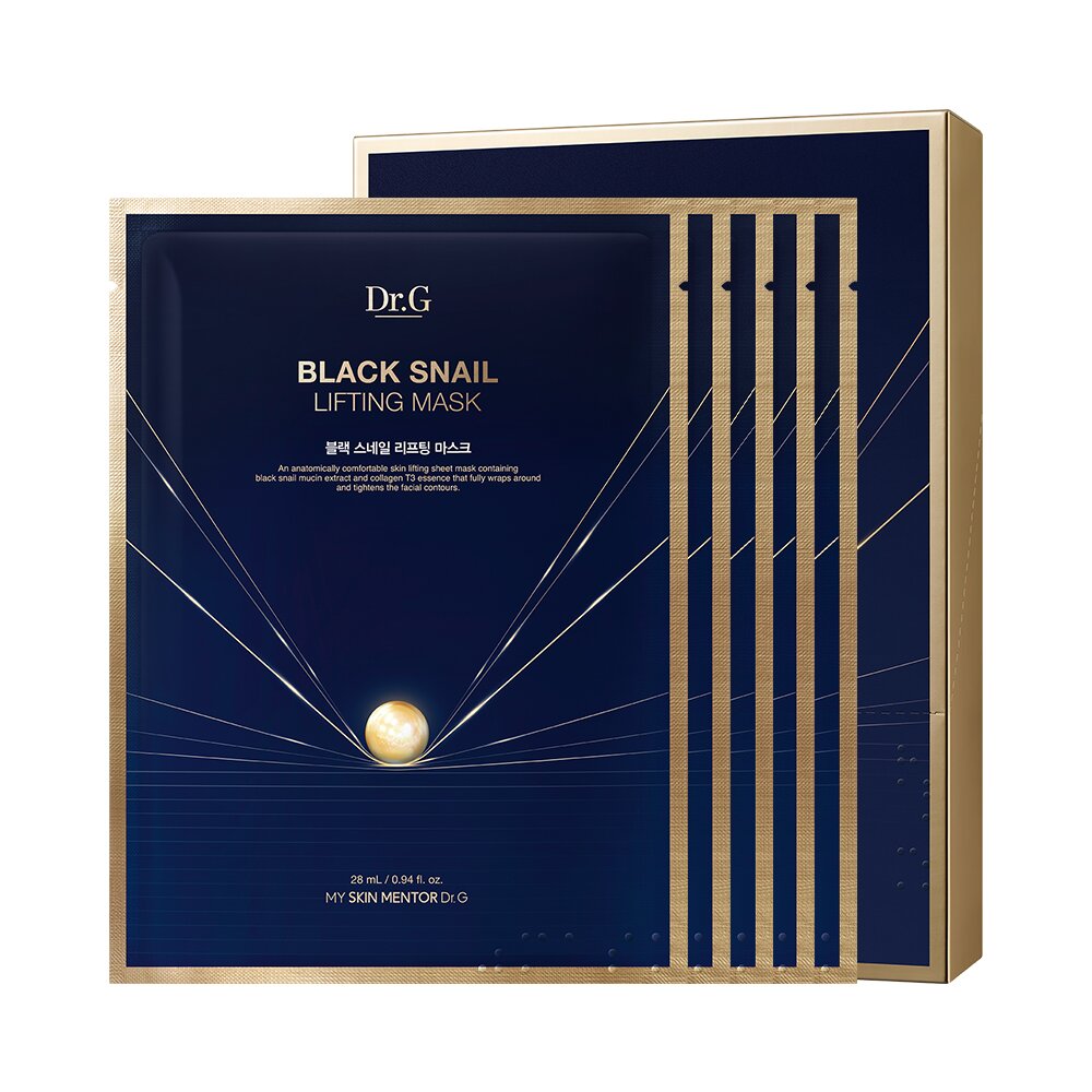 Dr.G Royal Black Snail Cream Mask Sheet 5 Sheets (3)