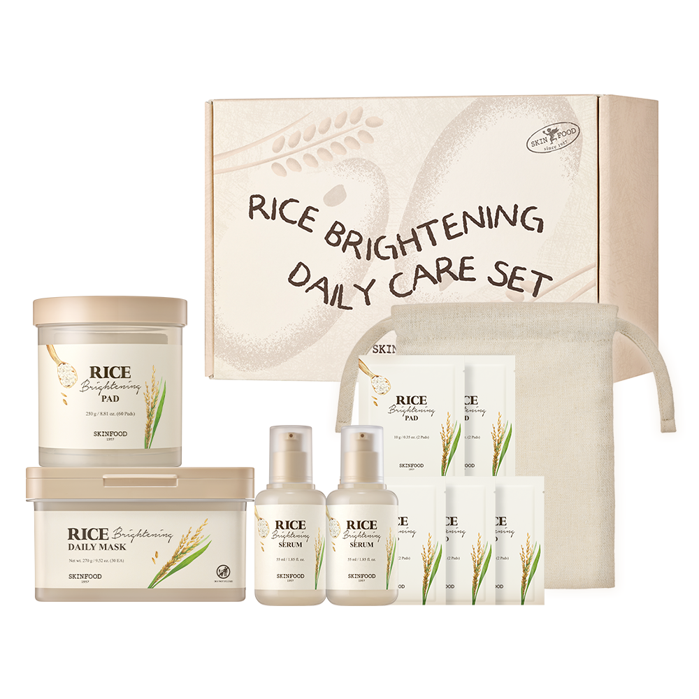 SKINFOOD Rice Brightening Daily Care Set (3)