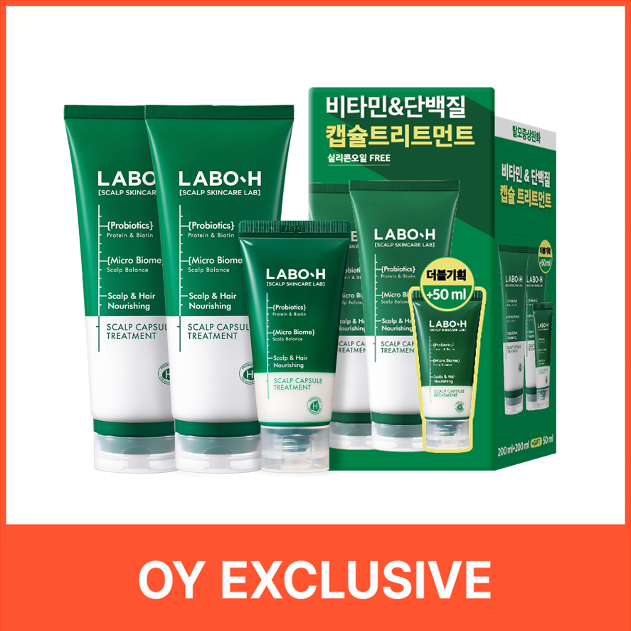 LABO-H Scalp & Hair Nourishing Scalp Capsule Treatment 200mL Double Set