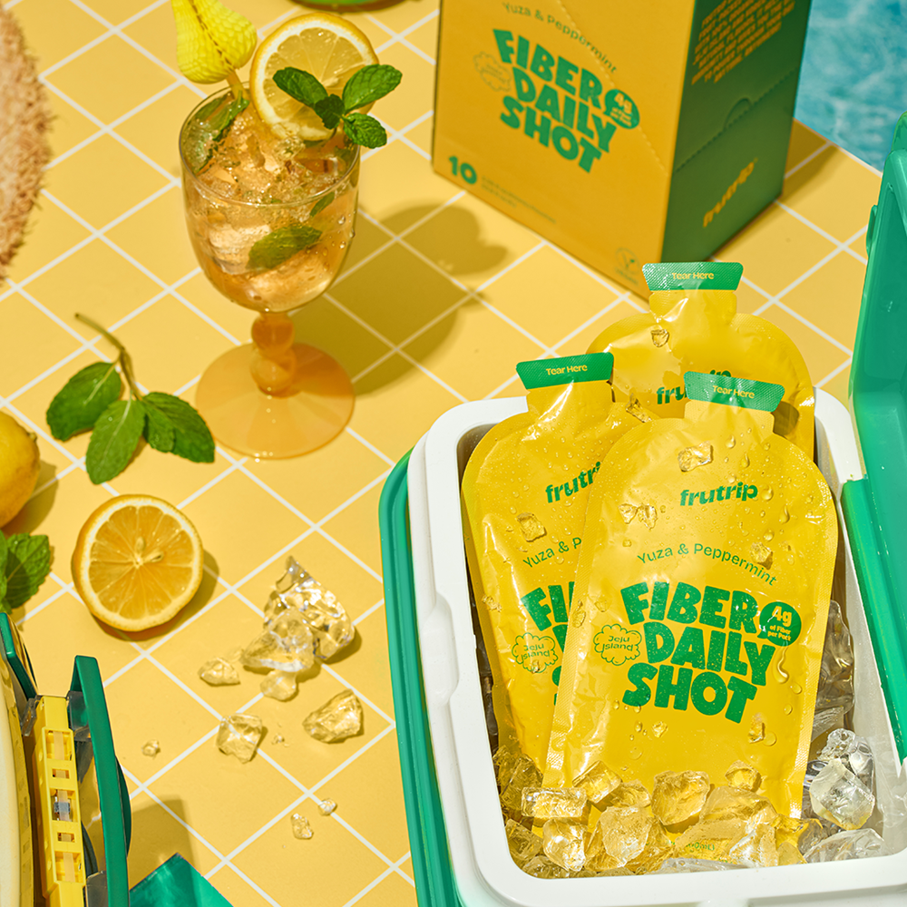 Frutrip Vegan Shot #Fiber Daily Yuja Mint 100ml 1ea