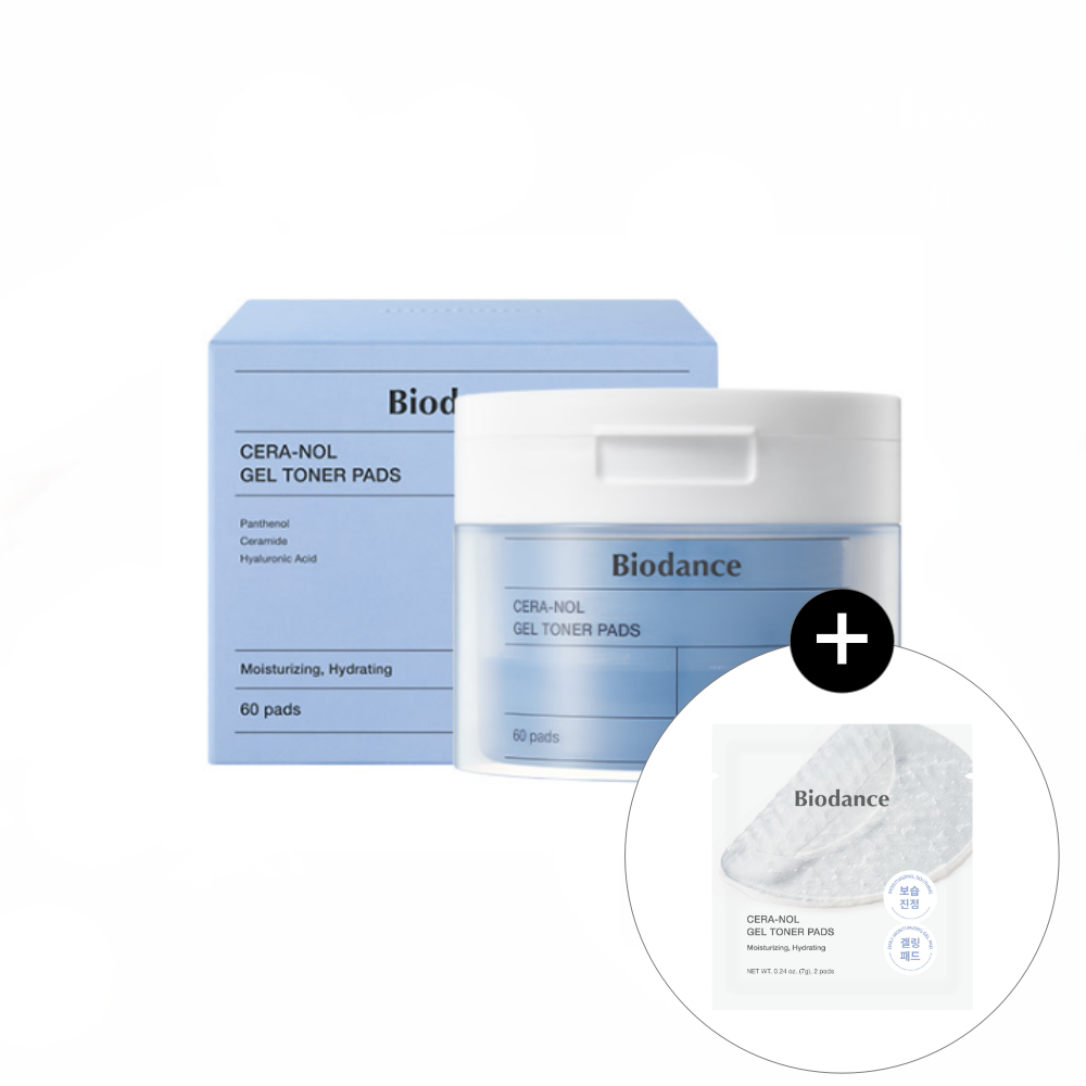 BIODANCE Hydro Cera-nol Gel Toner Pad 60P Set (+4P)