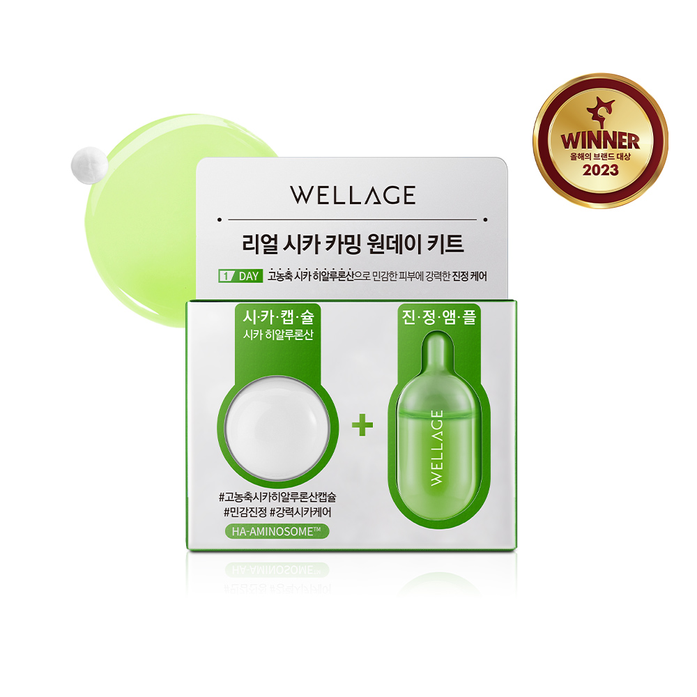WELLAGE Real Cica Calming One Day Kit (2)