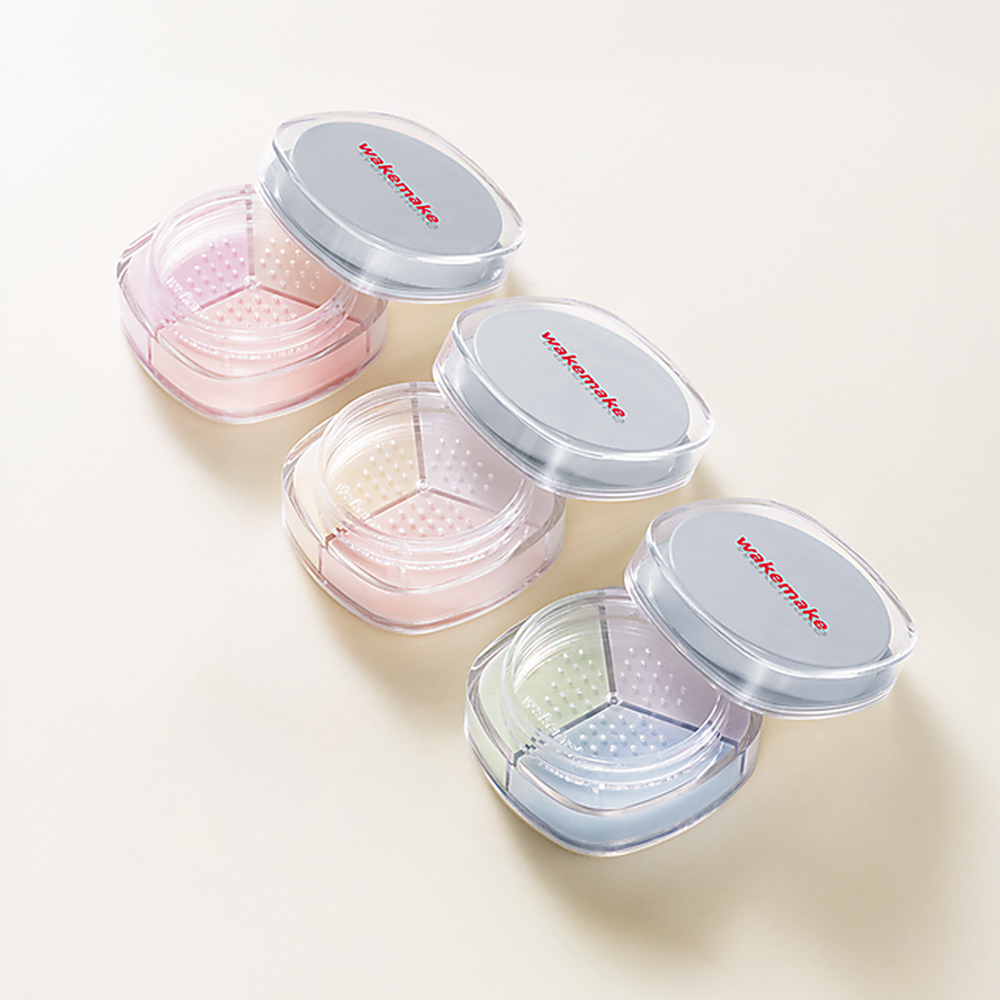 WAKEMAKE Stay Fixer Multi Color Pact 8.6g #01 Pale Clear (2)