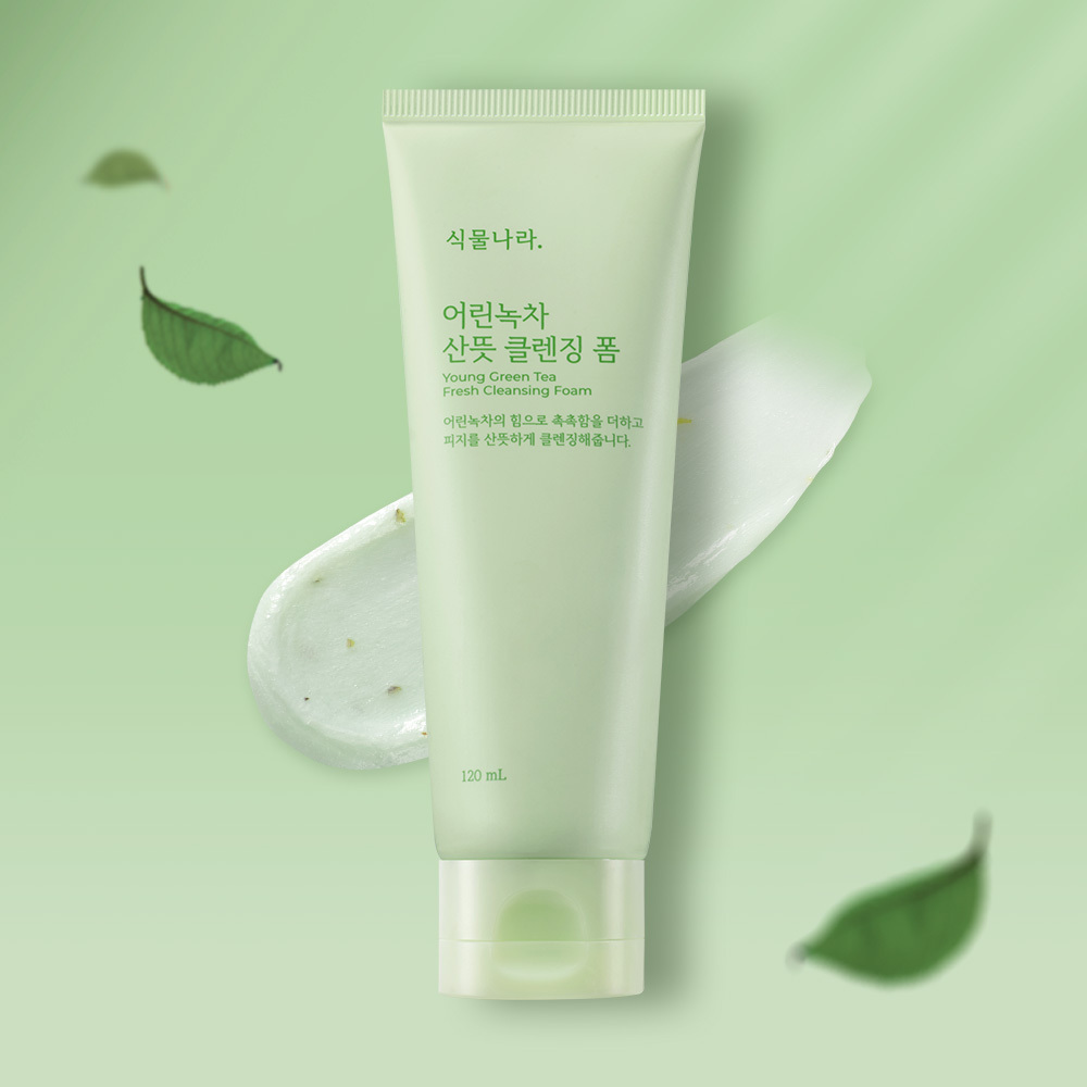 Shingmulnara Young Green Tea Refreshing Foam Cleanser 120ml