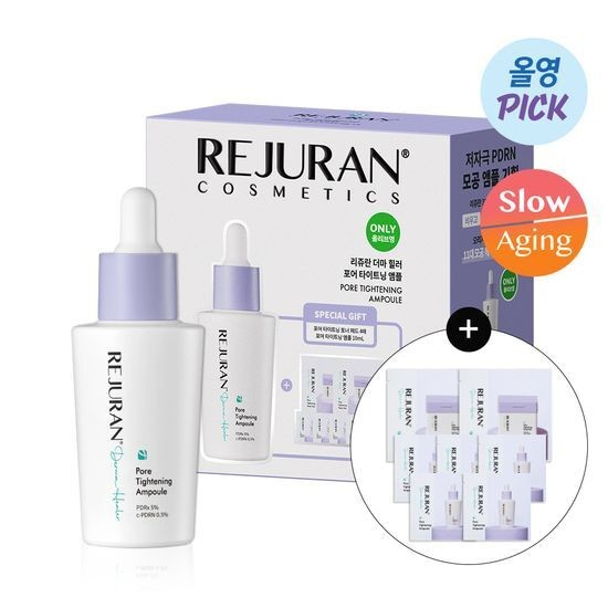 REJURAN Derma Healer Pore Tightening Toner Pad 60P Limited Set (+Pore Ampoule 2mlX6ea) (4)