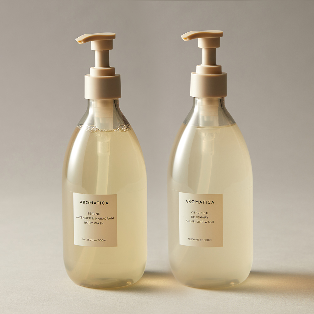 AROMATICA Serene Body Wash #Lavender & Marjoram 500ml (2)