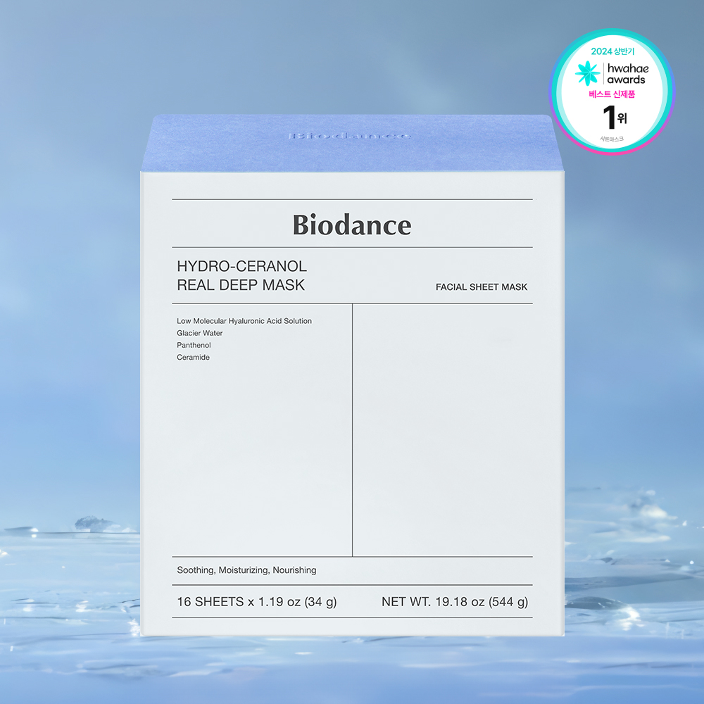 Biodance Hydro Cera-nol Real Deep Mask 4 Sheets x 1.19 oz (34g) (10)