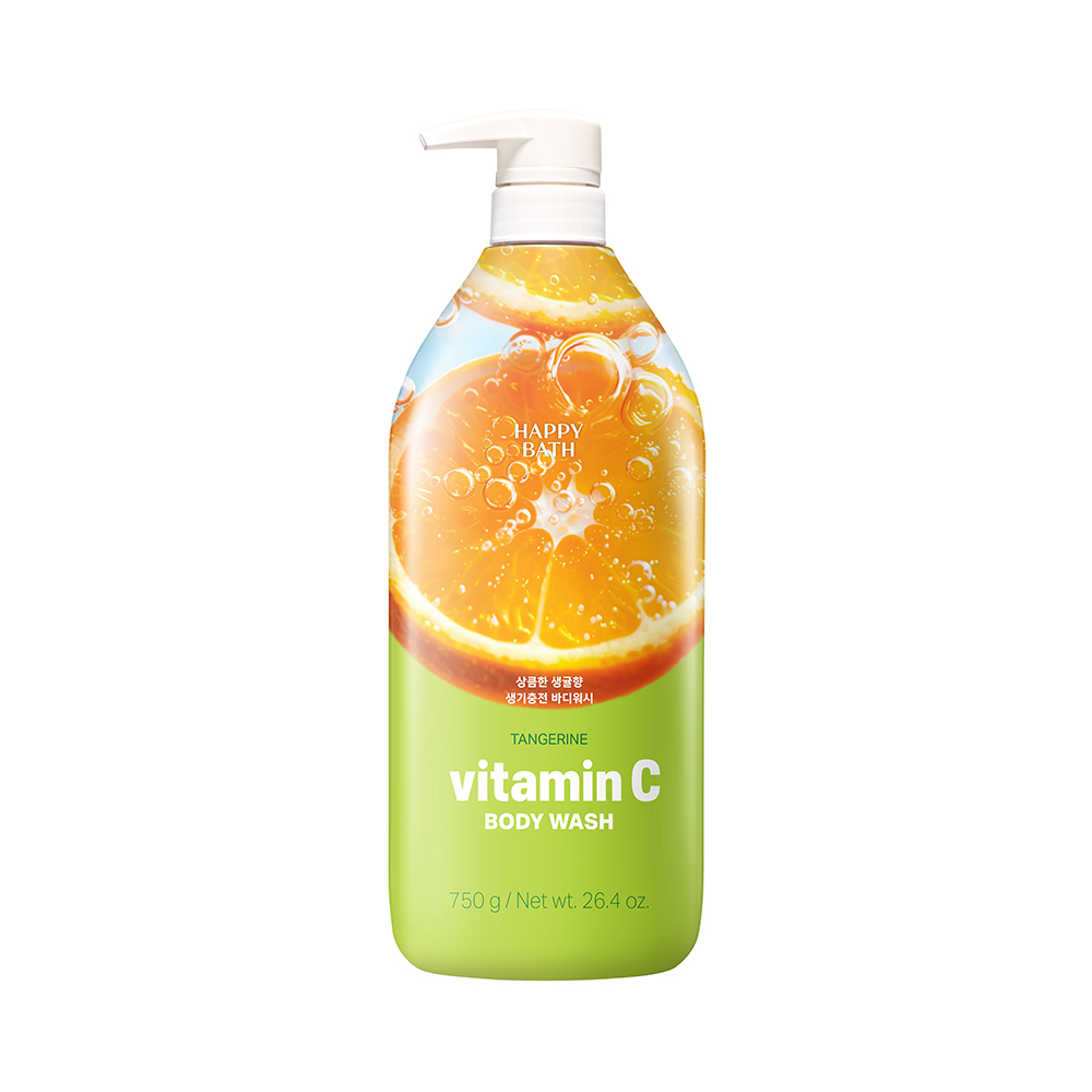Happy Bath Tangerine Vitamin C Body Wash 750g (2)