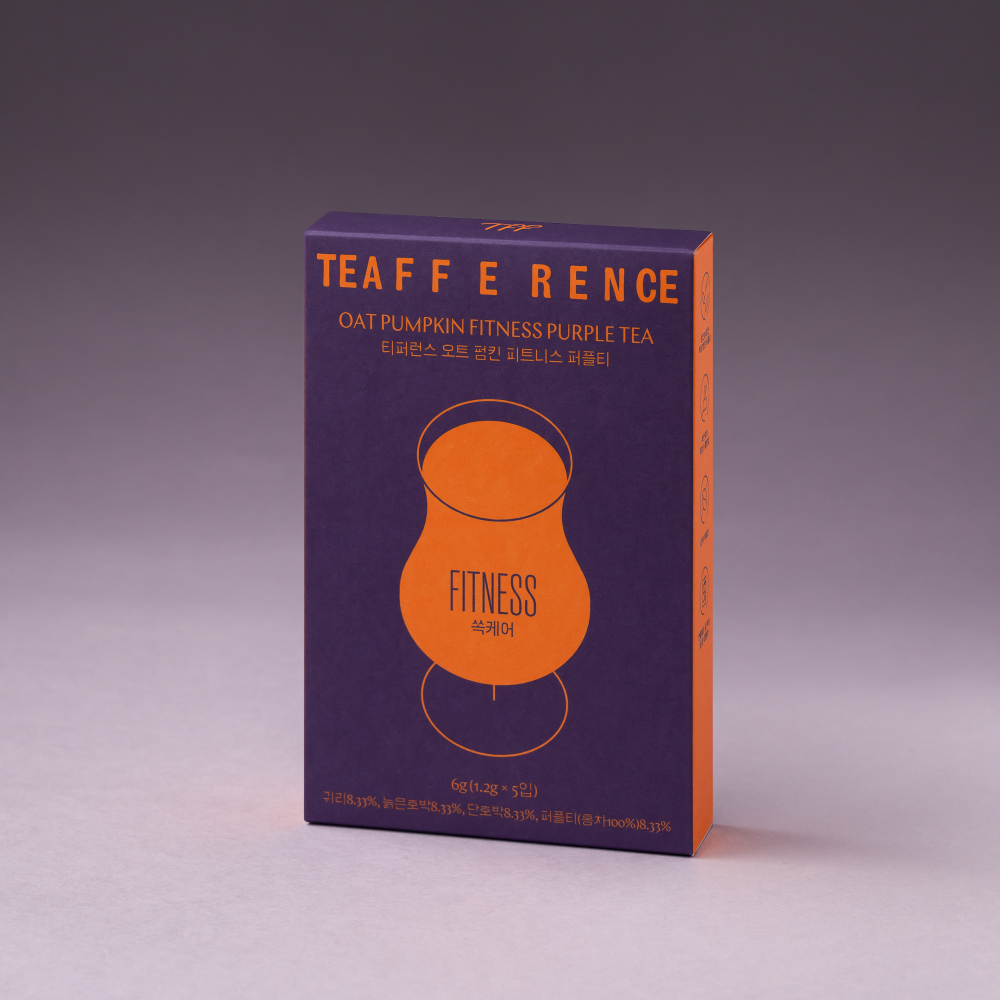 TEAFFERENCE Purple Tea #Oat Pumpkin Fitness 1.5g 15ea (2)