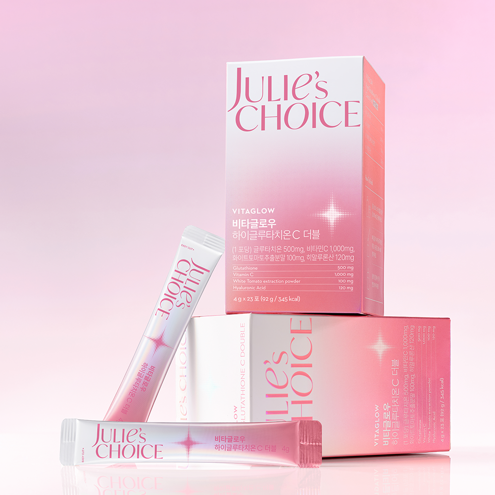 julie’s choice Vitaglow High Glutathione C Double 23 Sticks (23-day supply)