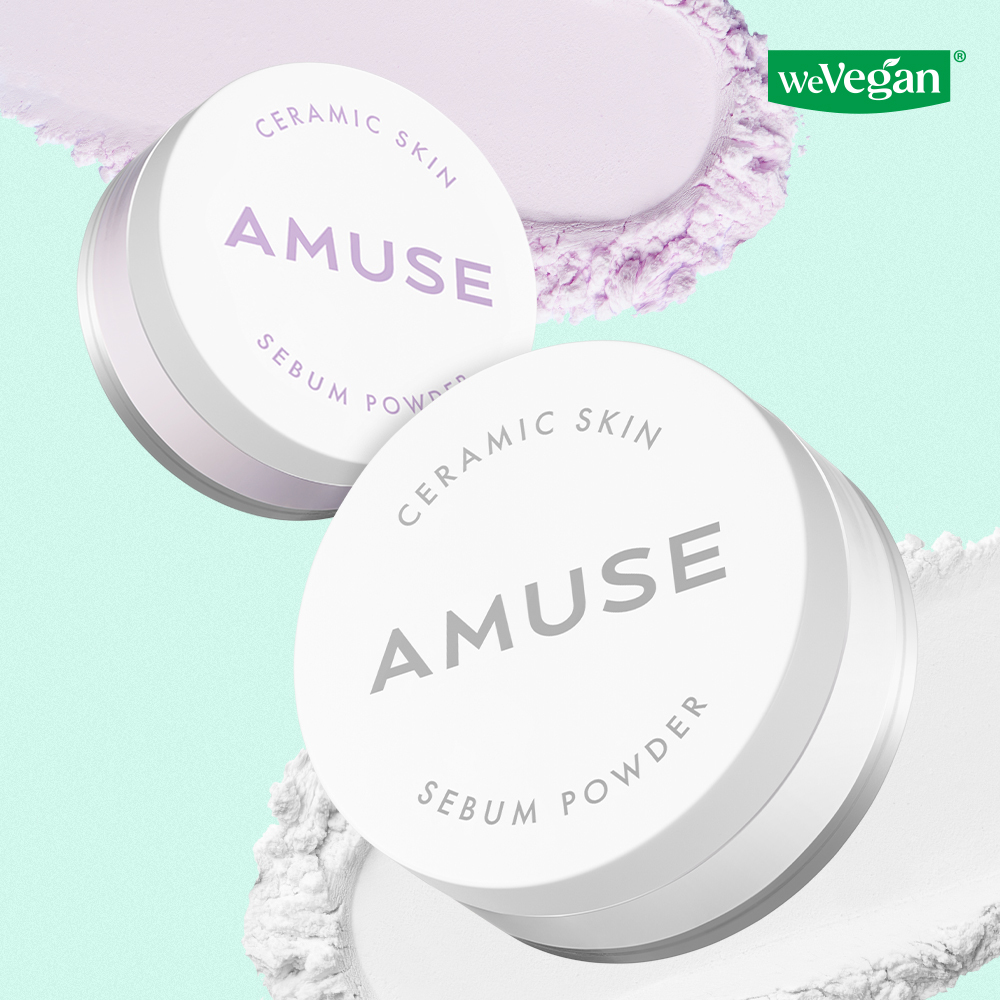 AMUSE Ceramic Skin Sebum Powder (2 Colors)