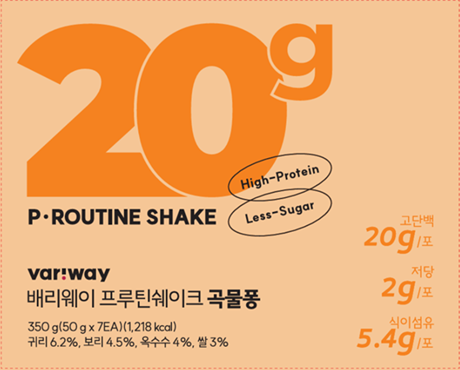 Variway P-Routine Shake #Coffee 50g*7ea (4)