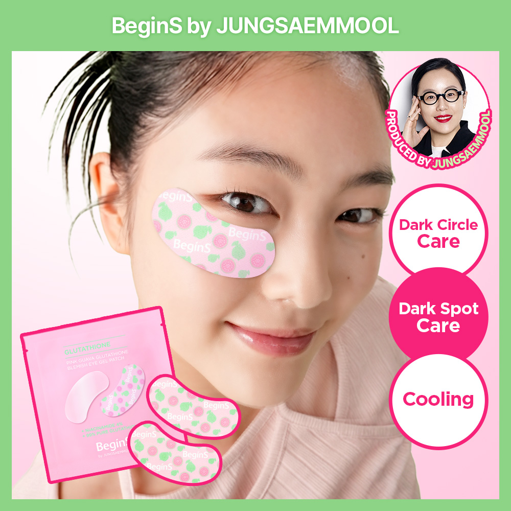BEGINS By JUNGSAEMMOOL Pink Guava Glutathione Blemish Eye Gel Patch 6P (4)