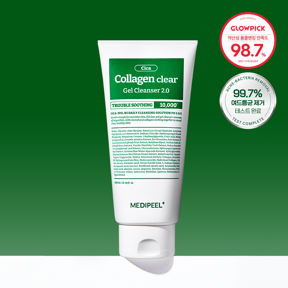 MEDI-PEEL Green Cica Collagen Clear Foam 2.0