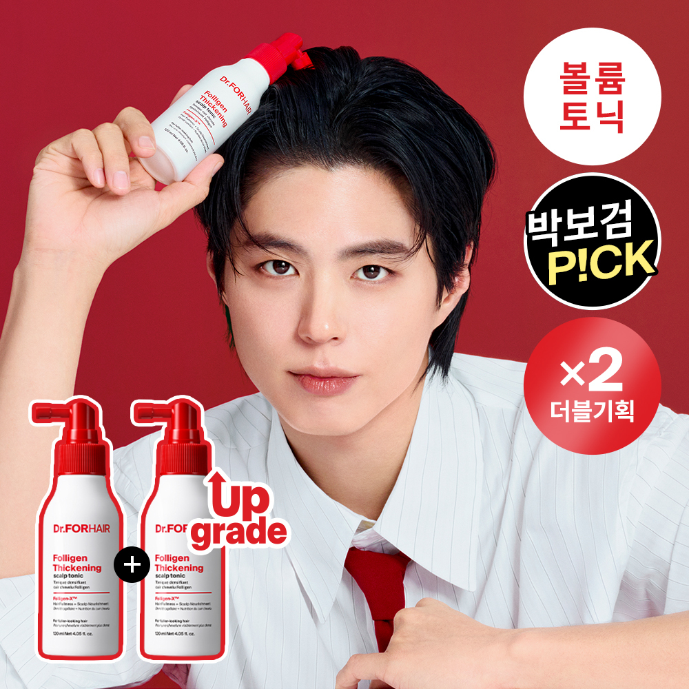 Dr.FORHAIR Folligen Thickening Scalp Serum 50ml Set (+Scaler 60g) (4)