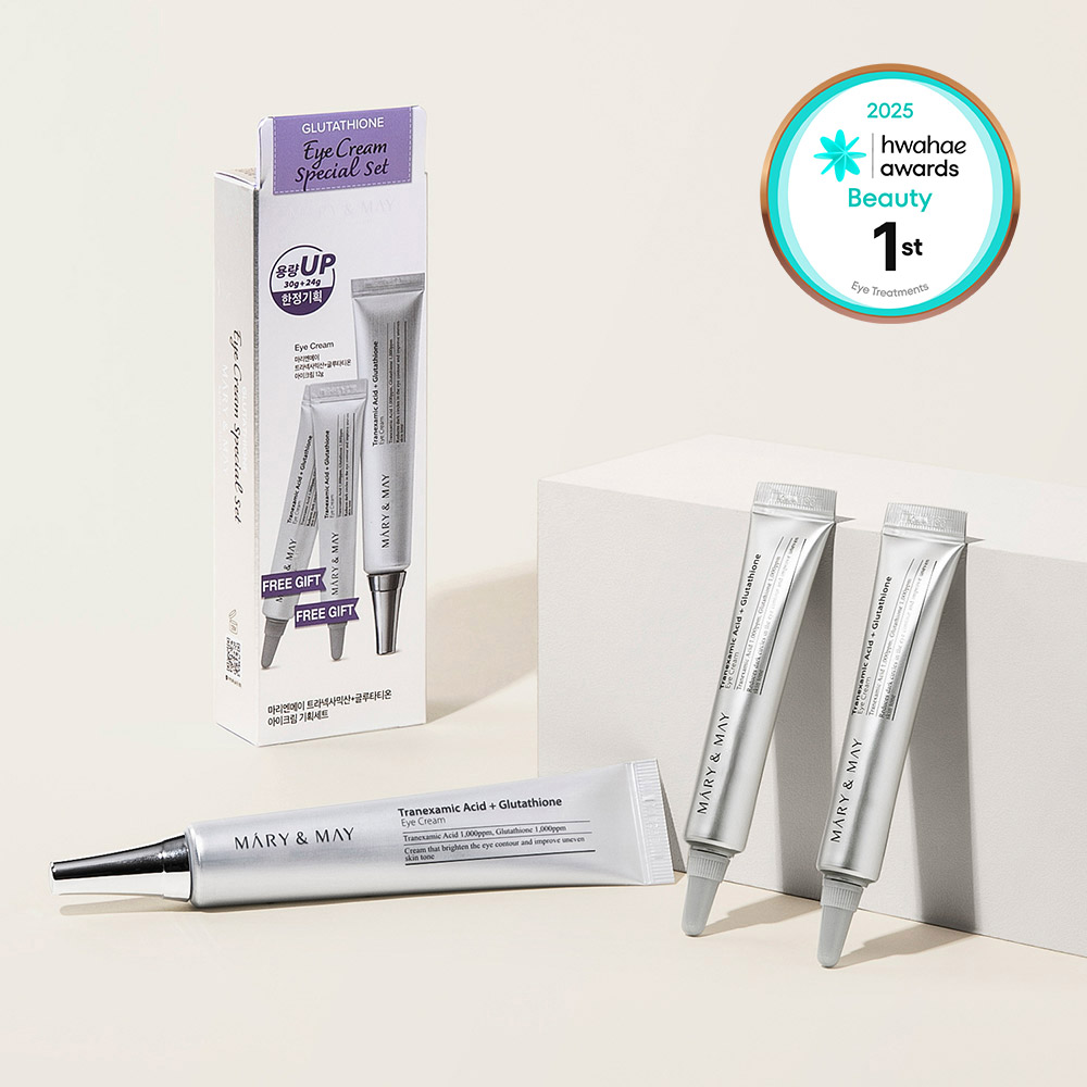 Mary&May Tranexamic Acid + Glutathione Eye Cream 30g Set (+12g*2ea)