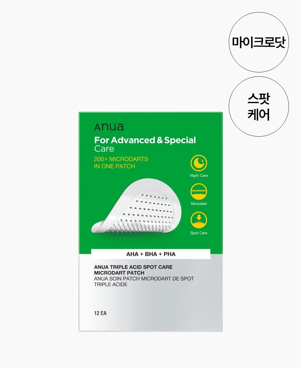 Anua Triple Acid Spot Care Microdart Patch 12ea
