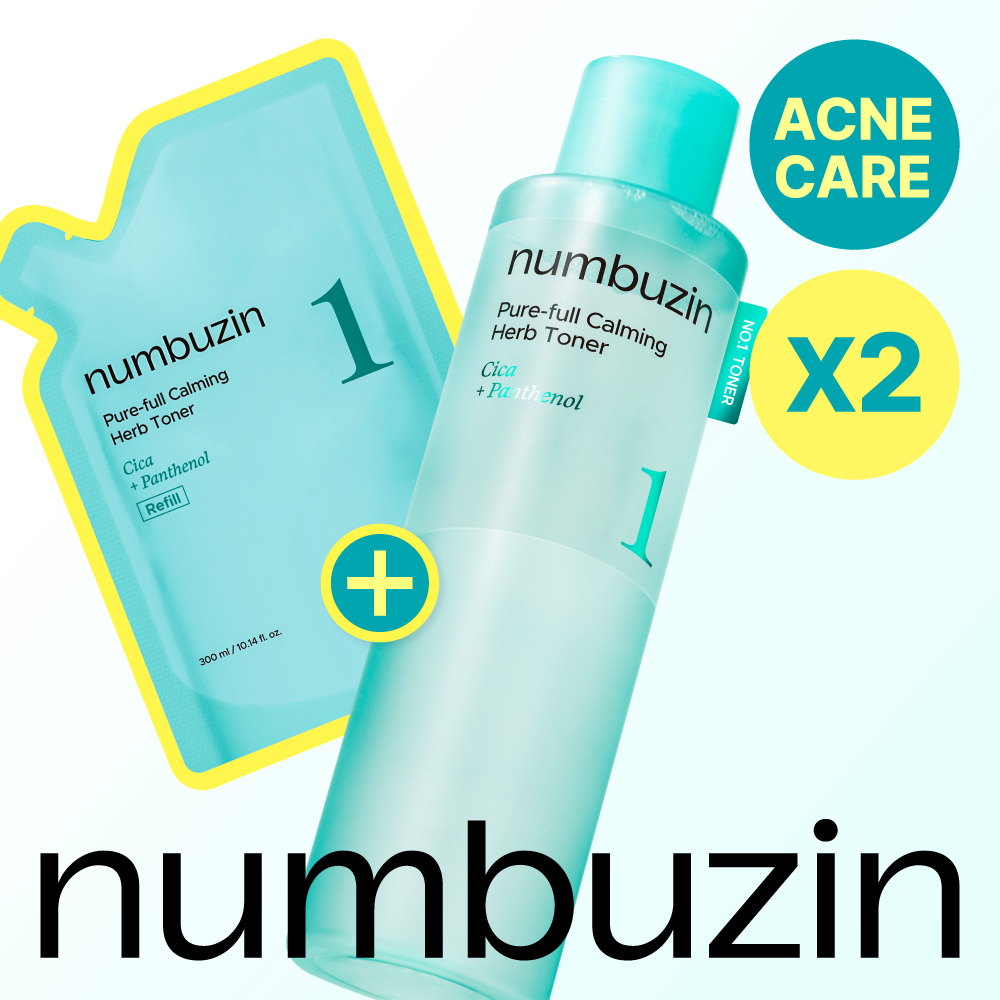 Numbuzin No.1 Pure-full Calming Herb Toner 300ml