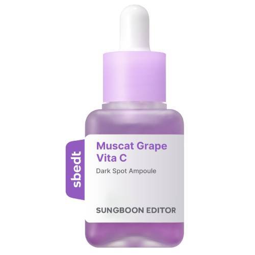 SUNGBOON EDITOR Muscat Grape Vita C Dark Spot Ampoule 40ml Double Pack (2)