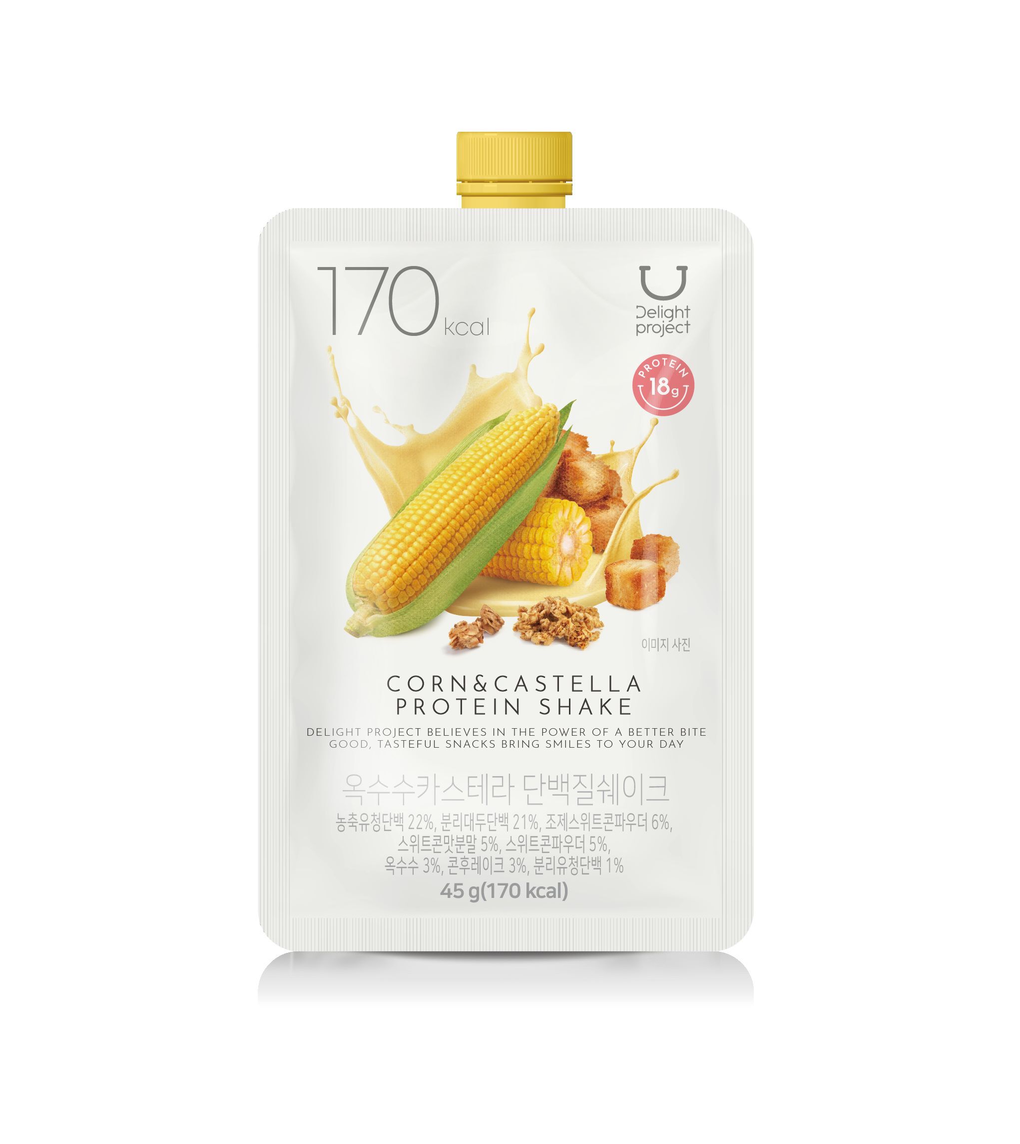 Delight project Black Sesame & Injeolmi Protein Shake 540g (6)