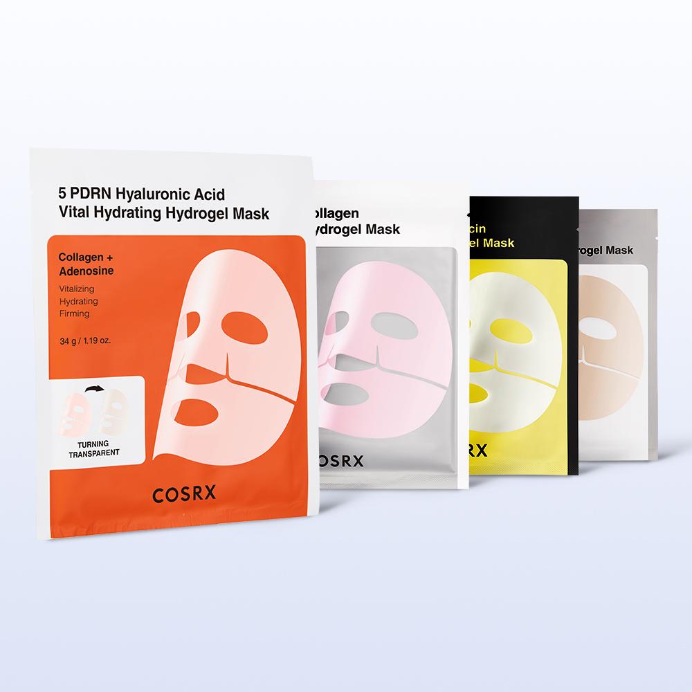 [4 TYPES] COSRX Hydrogel Mask Sheet 3ea (2)