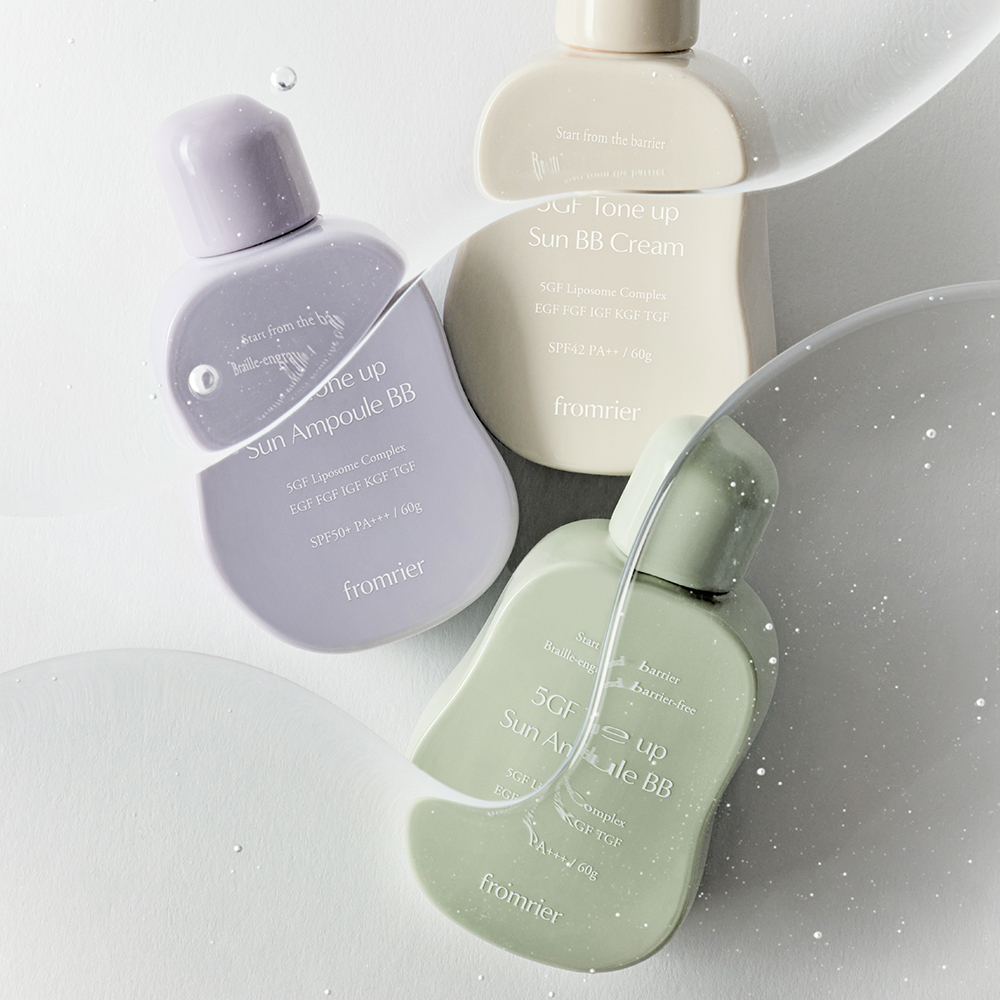 FROMRIER 5GF Tone Up Sun Ampoule BB #Teal Blue 56ml (2)