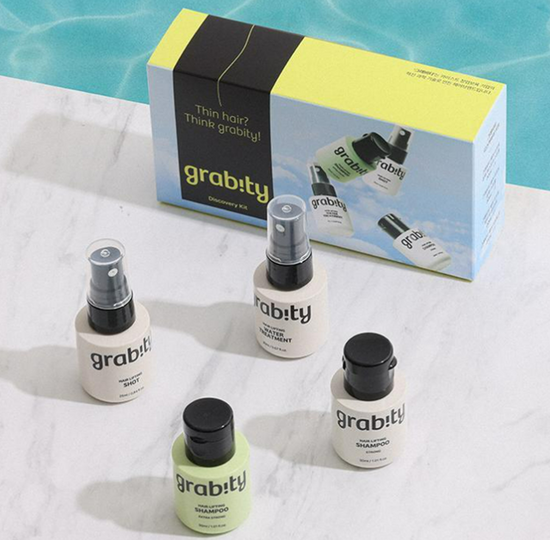 grabity Discovery Kit (Shampoo 30ml 2P+Treatment 20ml+Lifting Shot 25ml)
