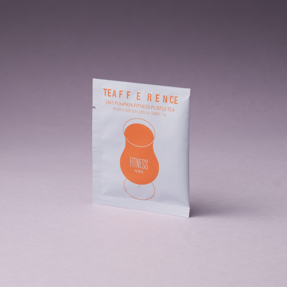 TEAFFERENCE Purple Tea #Oat Pumpkin Fitness 1.5g 15ea (3)