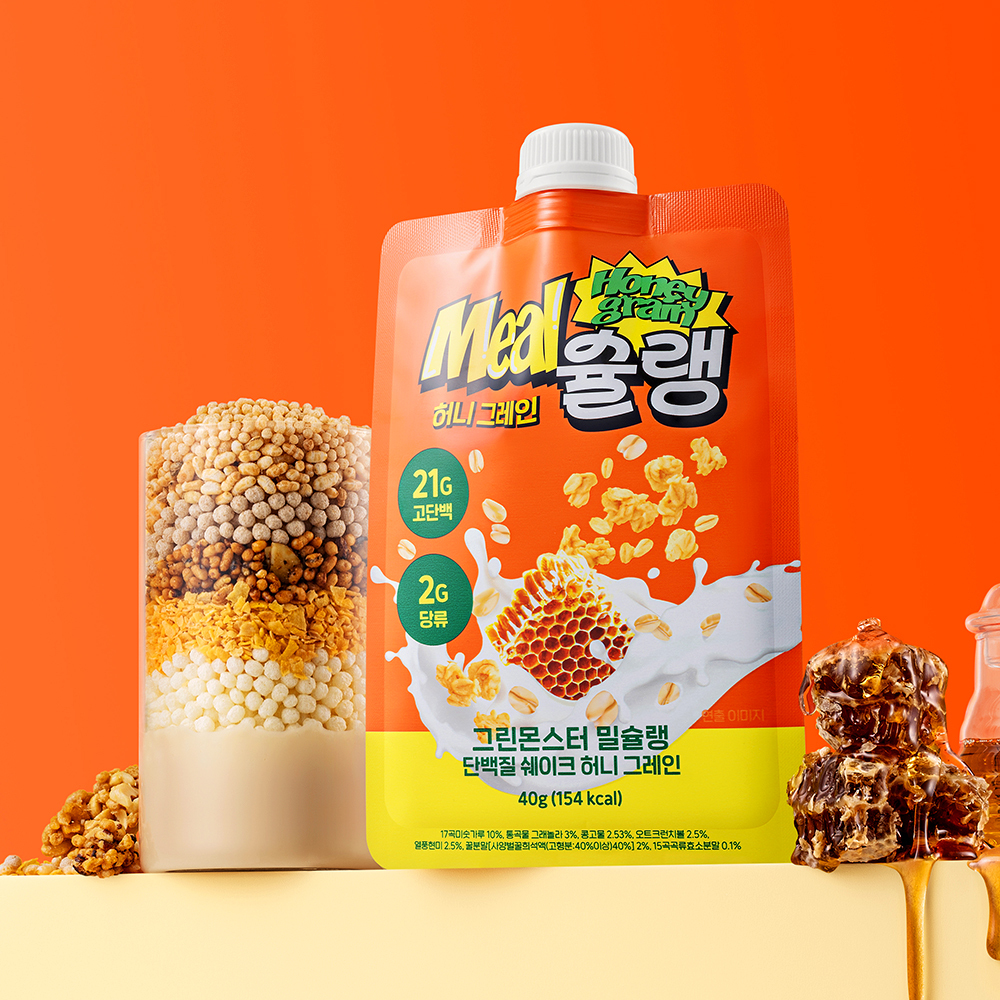 MealCHELIN Protein Shake #Honey Grain 5 Pouch (3)