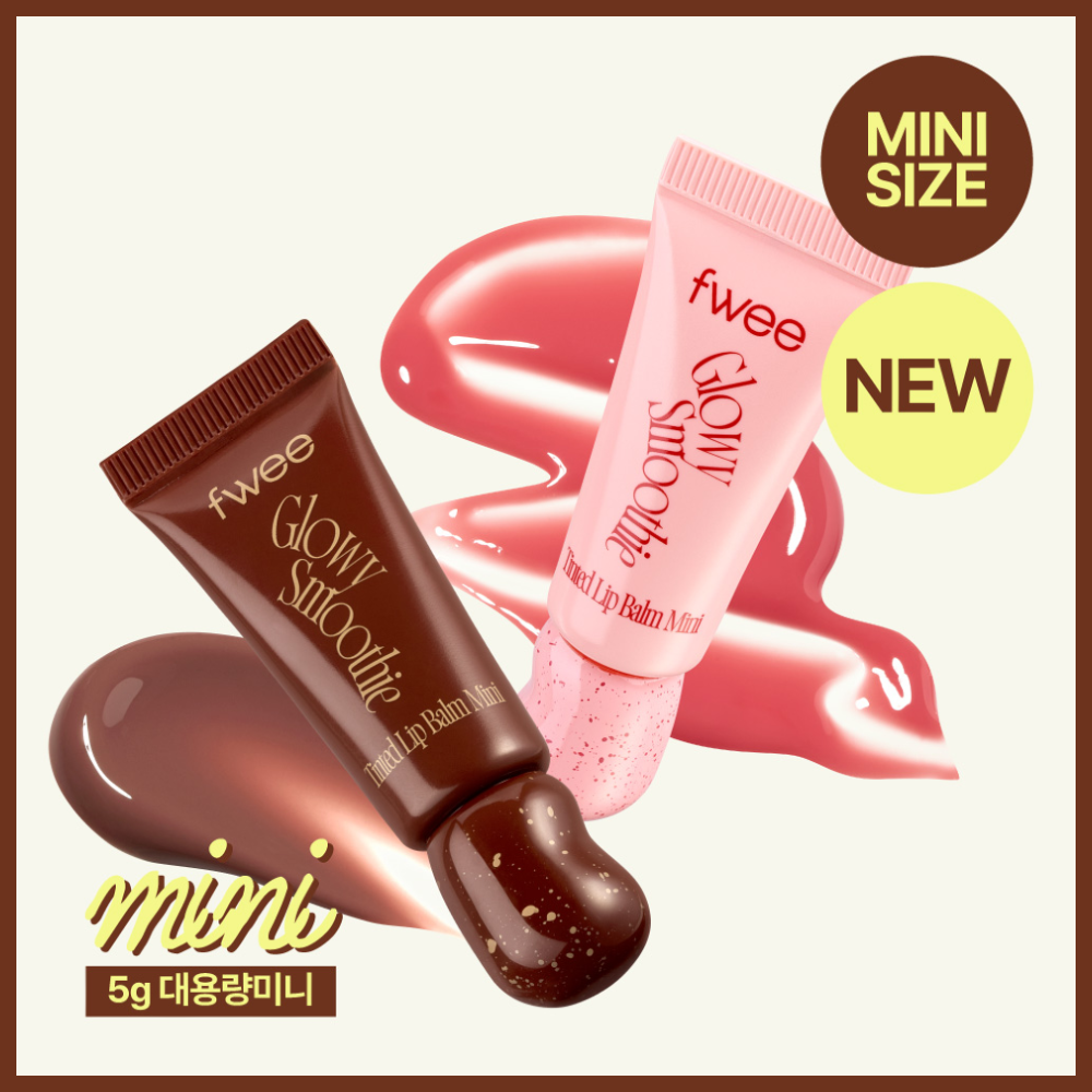 fwee Glow Smoothie Tinted Lip Balm (Glowy/Blur/Melting) (17 Options) (2)