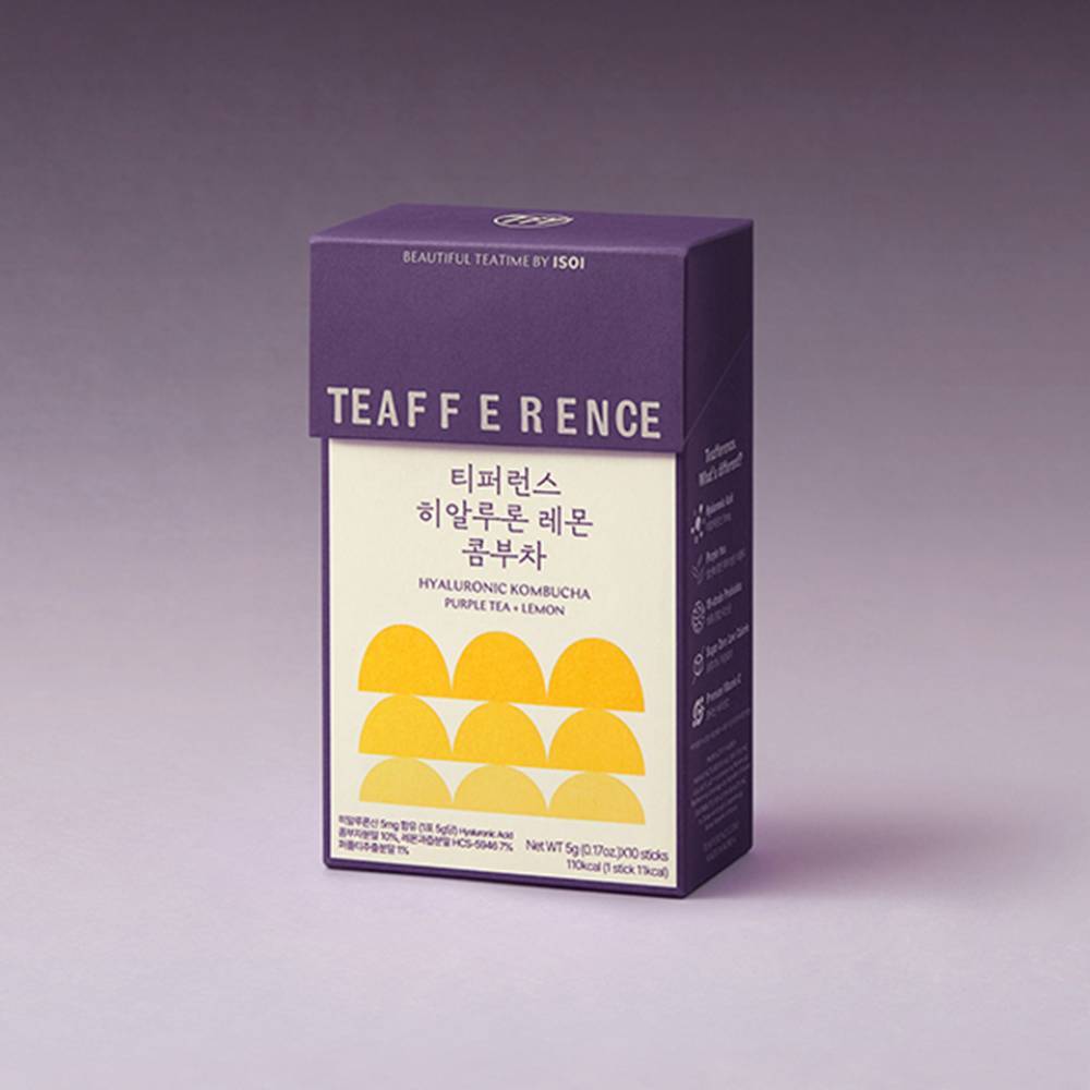 TEAFFERENCE Hyaluron Kombucha Blueberry 10 Sticks Limited Set (+Blueberry 2 Sticks) (2)