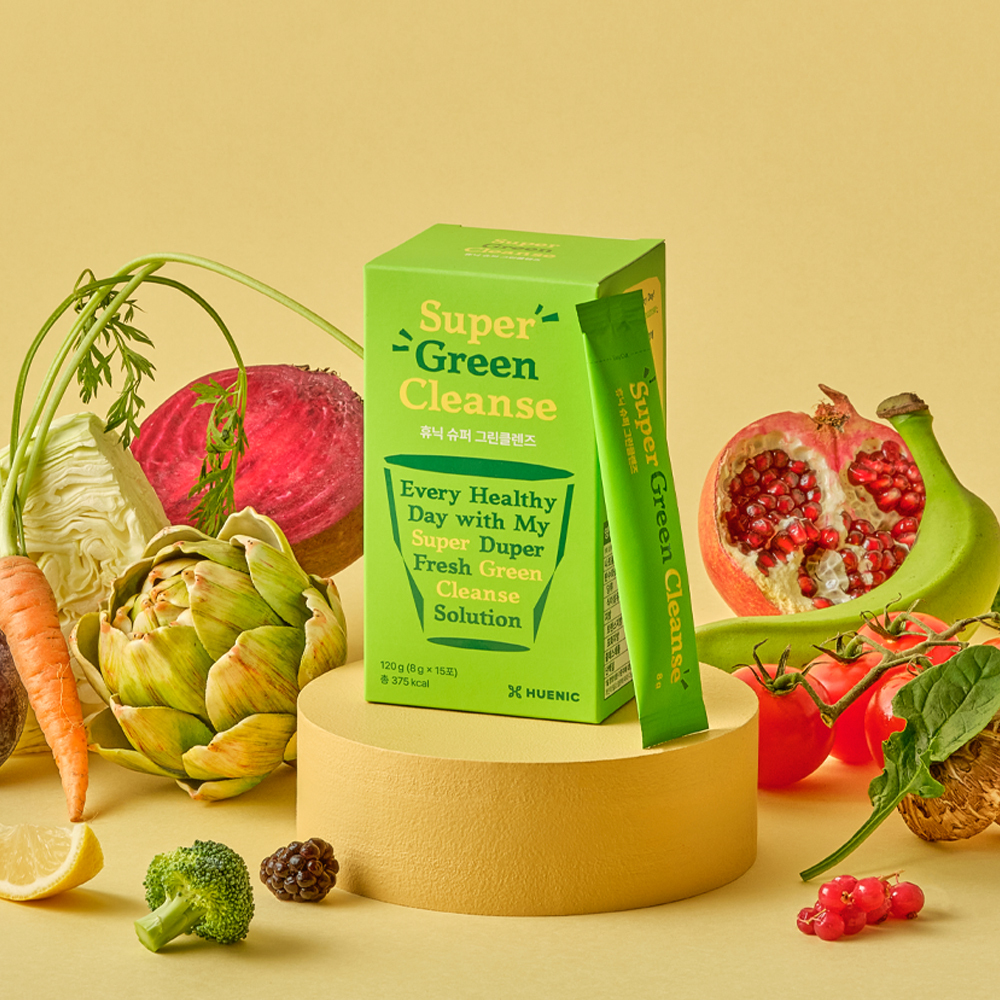 VEGGIET Super Green Cleanse Phyto Chemical Lemon 15 Sticks