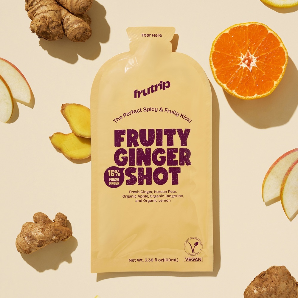 Frutrip Vegan Shot #Fruity Ginger 100ml 1ea (2)