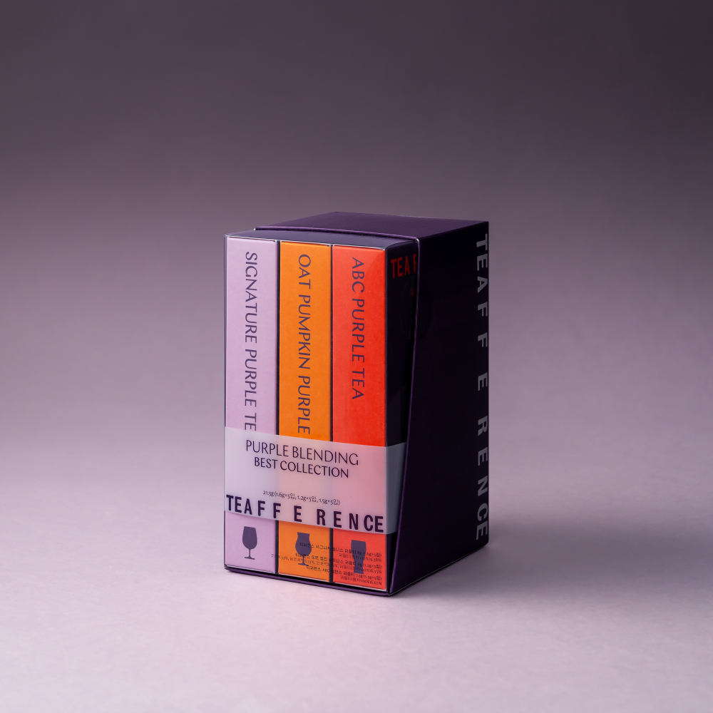 TEAFFERENCE Purple Blending Best Collection 15ea Gift Set